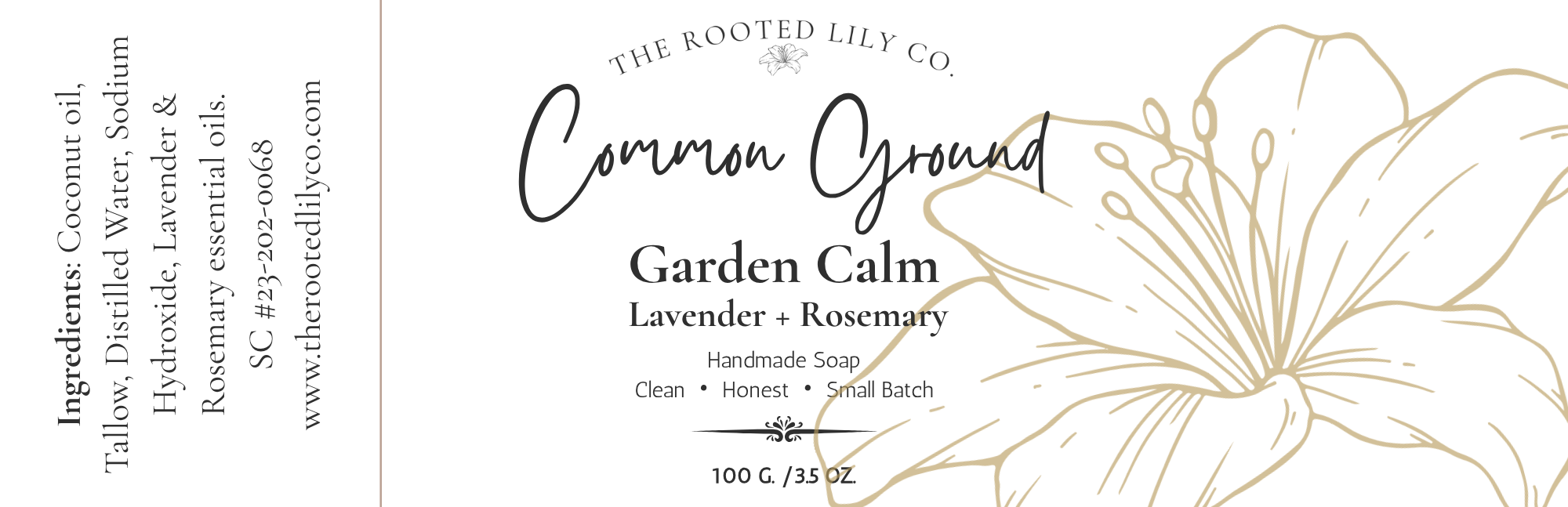 Common Ground - Hand & Body Soap - Garden Calm